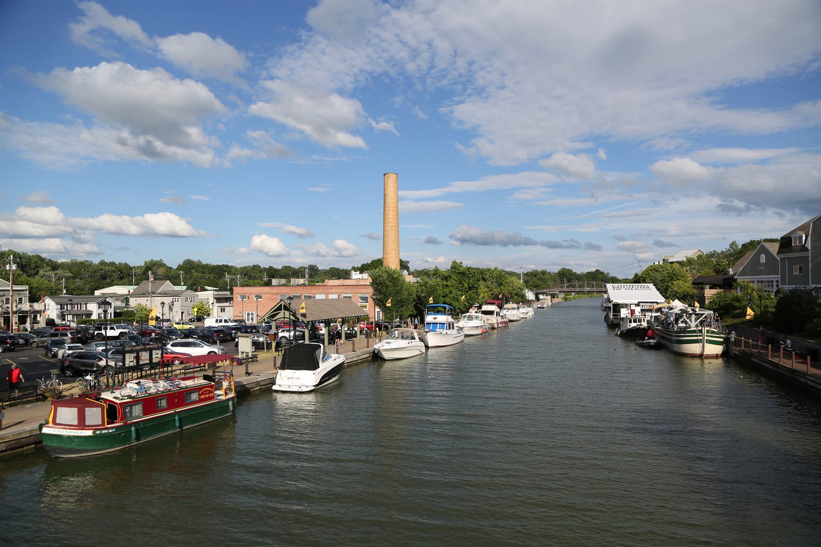 Erie Canal at Fairport, New York